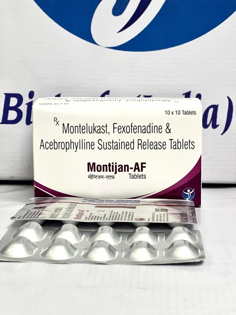 /Acebrophylline 200mg+Fexofenadine 120mg+Montelukast 10mg