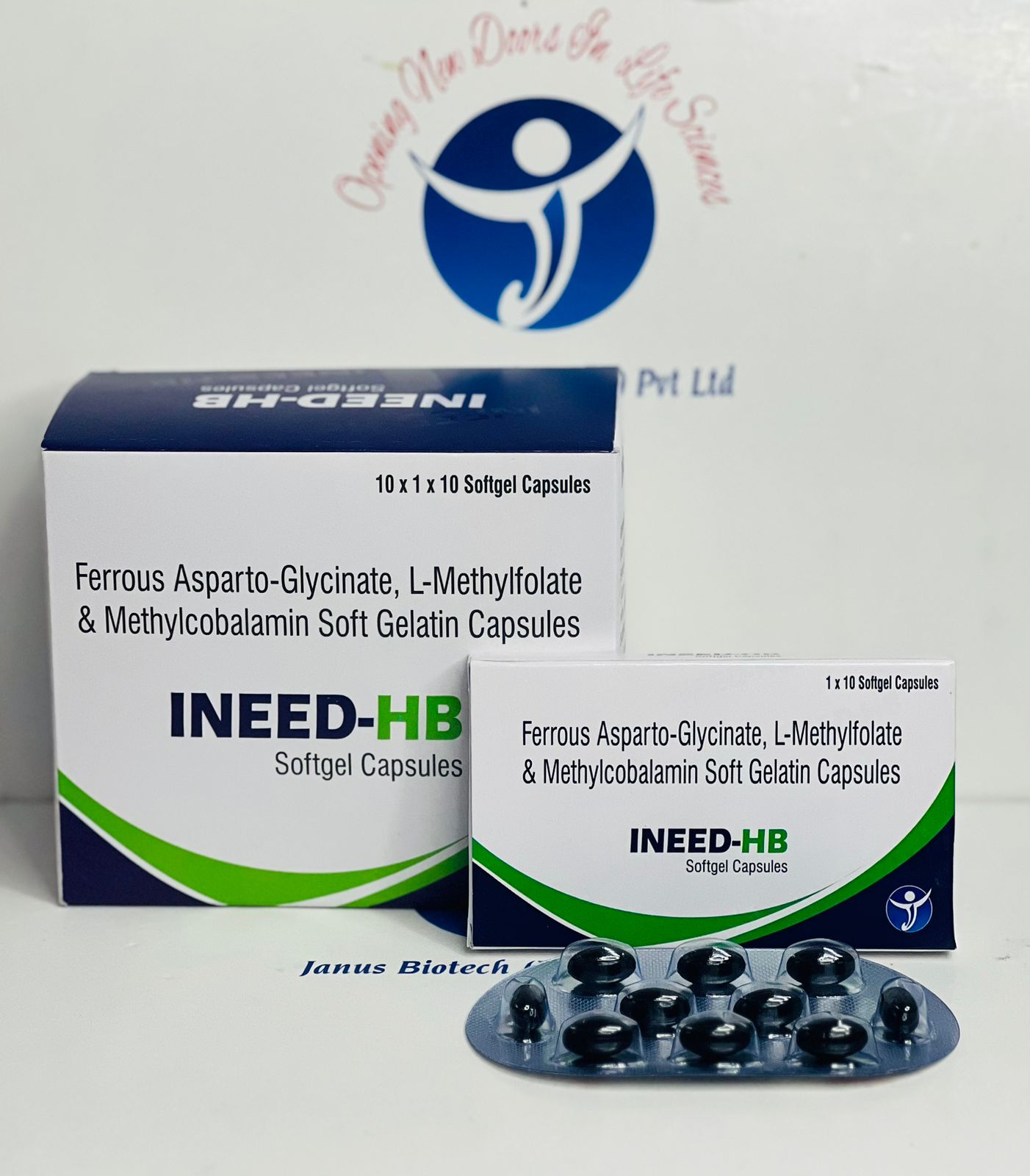 /Ferrous Asparto-Glycinate 100 mg + L-Methylfolate 300mcg + & Methylcobalamin 1500 mcg (softgel capsule)