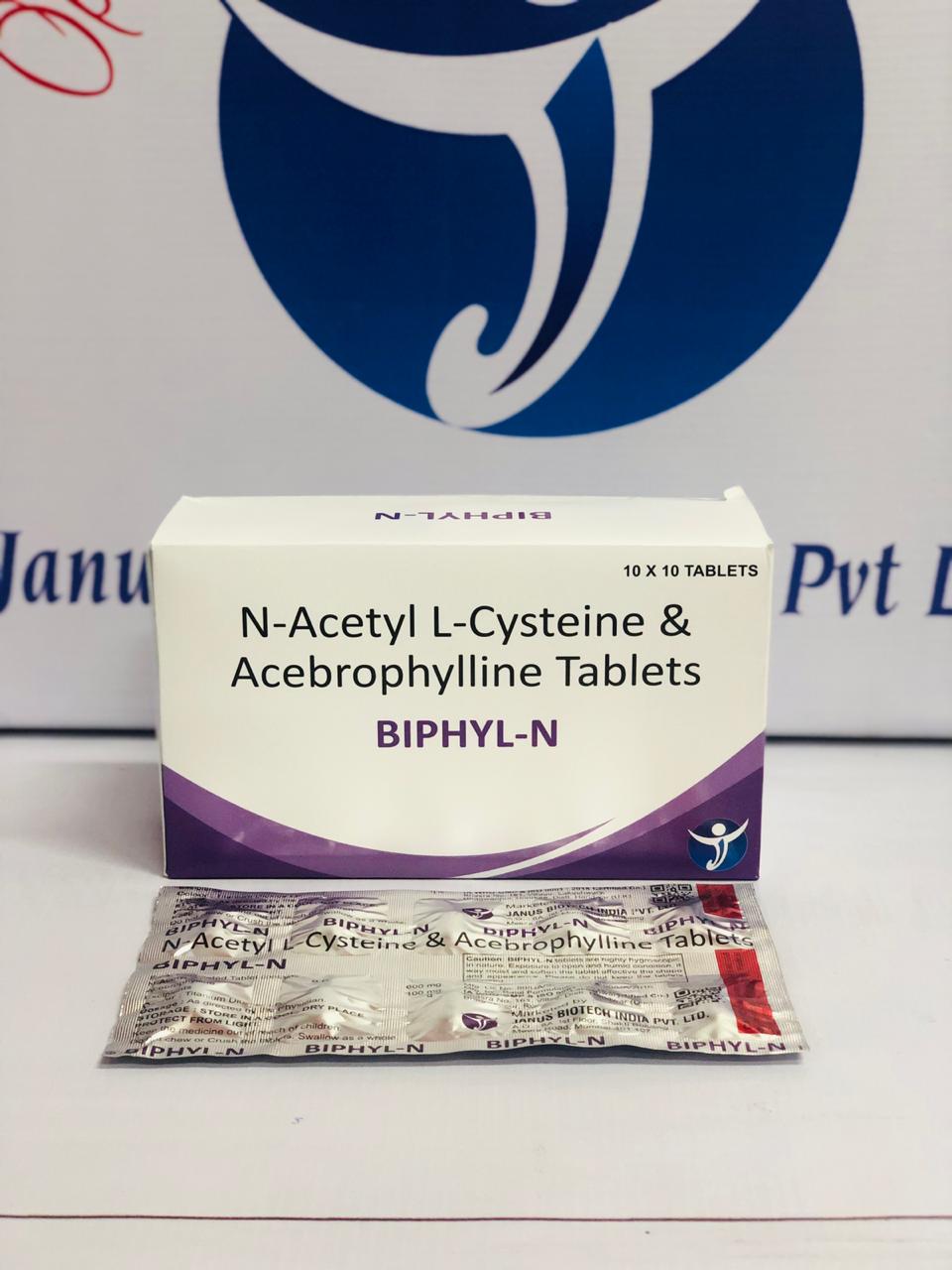 /N-Acetyl L-Cysteine & Acebrophylline Tablets