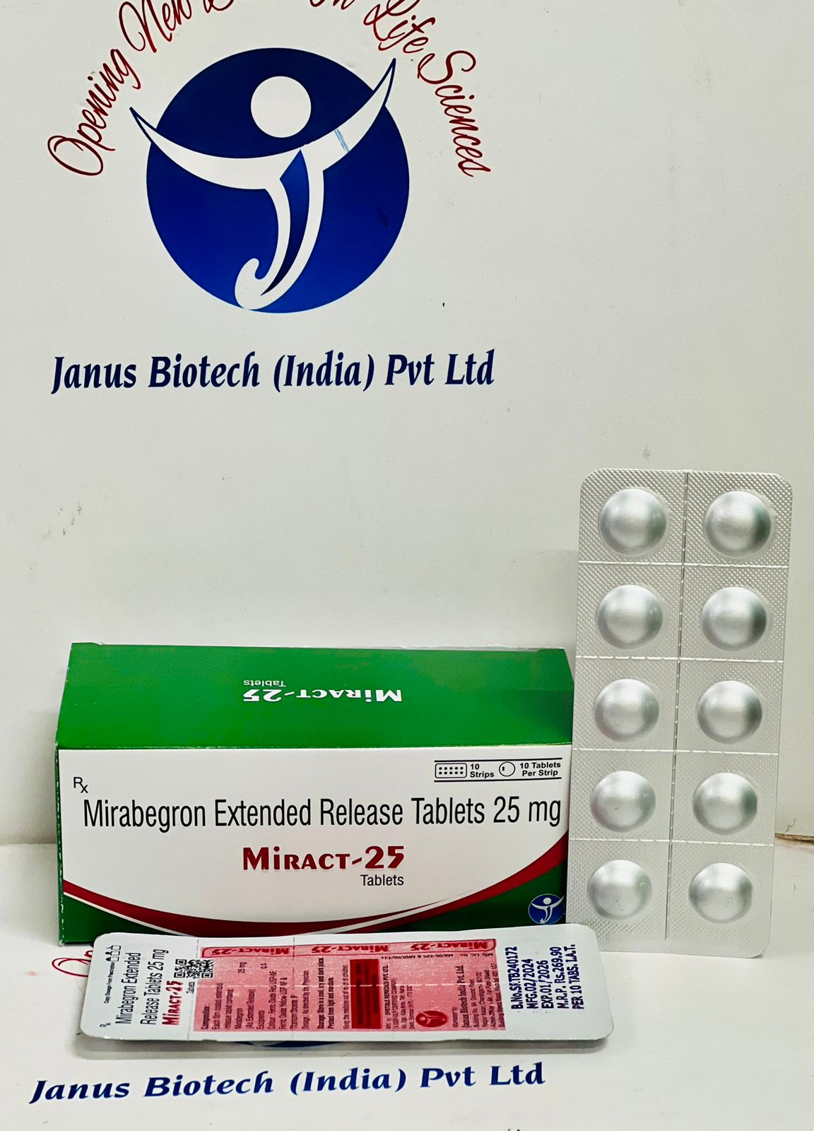 /Mirabegron Extented Releae Tablets 25mg