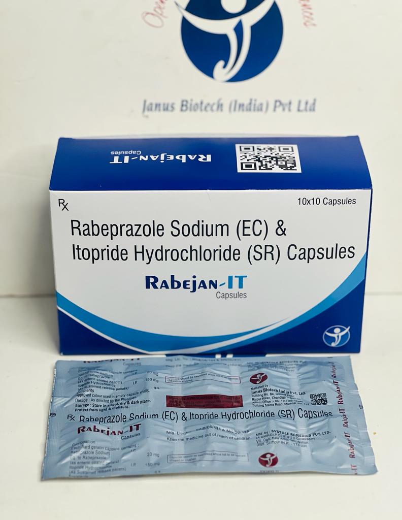 /Rabeprazole 20 mg + Itopride Hydrochloride 150 mg