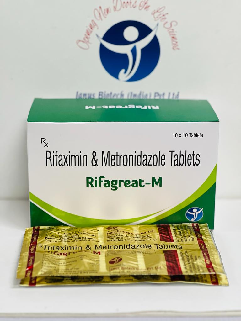 /Rifaximin 200 + Metronidazole 400 mg