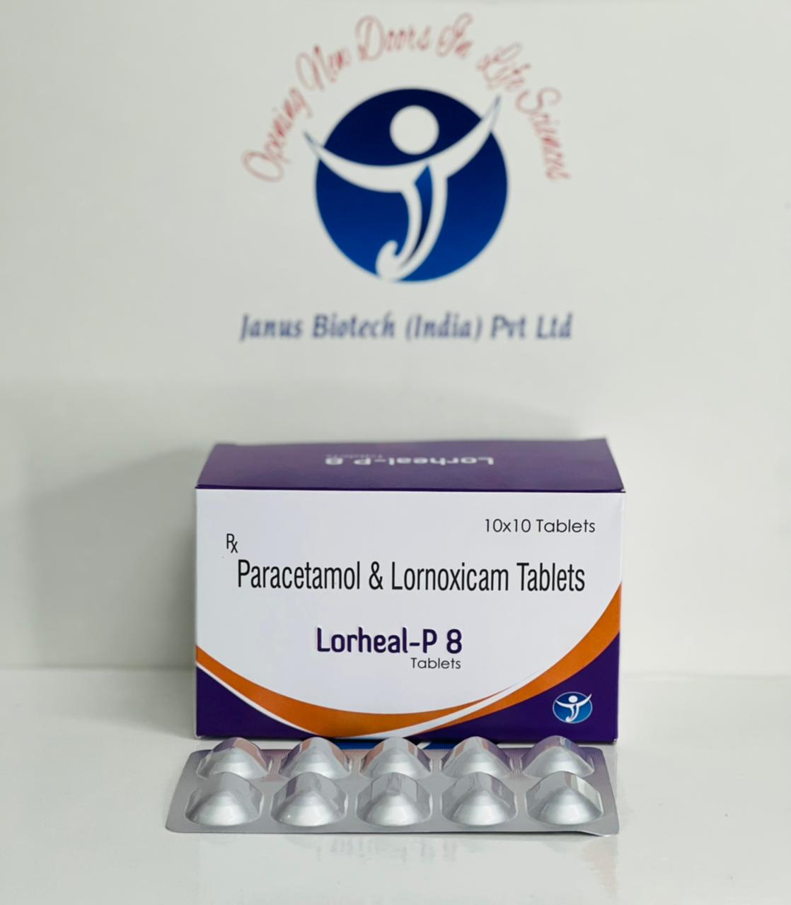 /PARACETAMOL 325 MG + LORNOXICAM 8 MG