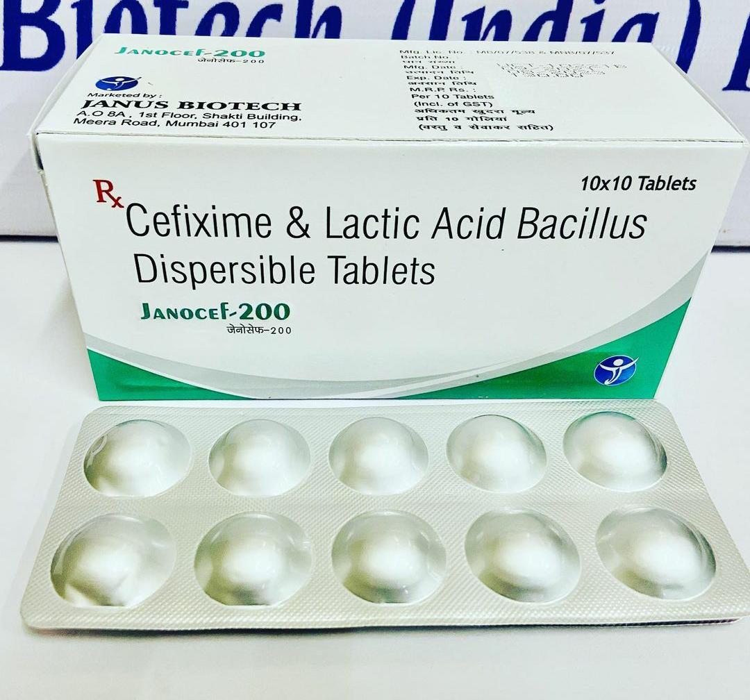 /Cefixime 200mg + Lactic Acid Bacillus