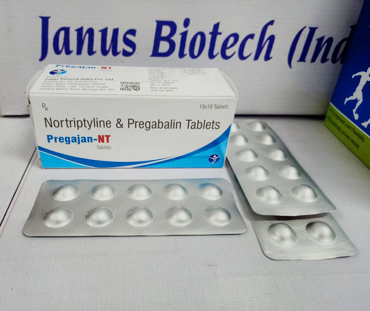 /NORTRIPTYLINE 10MG + PREGABALIN 75MG