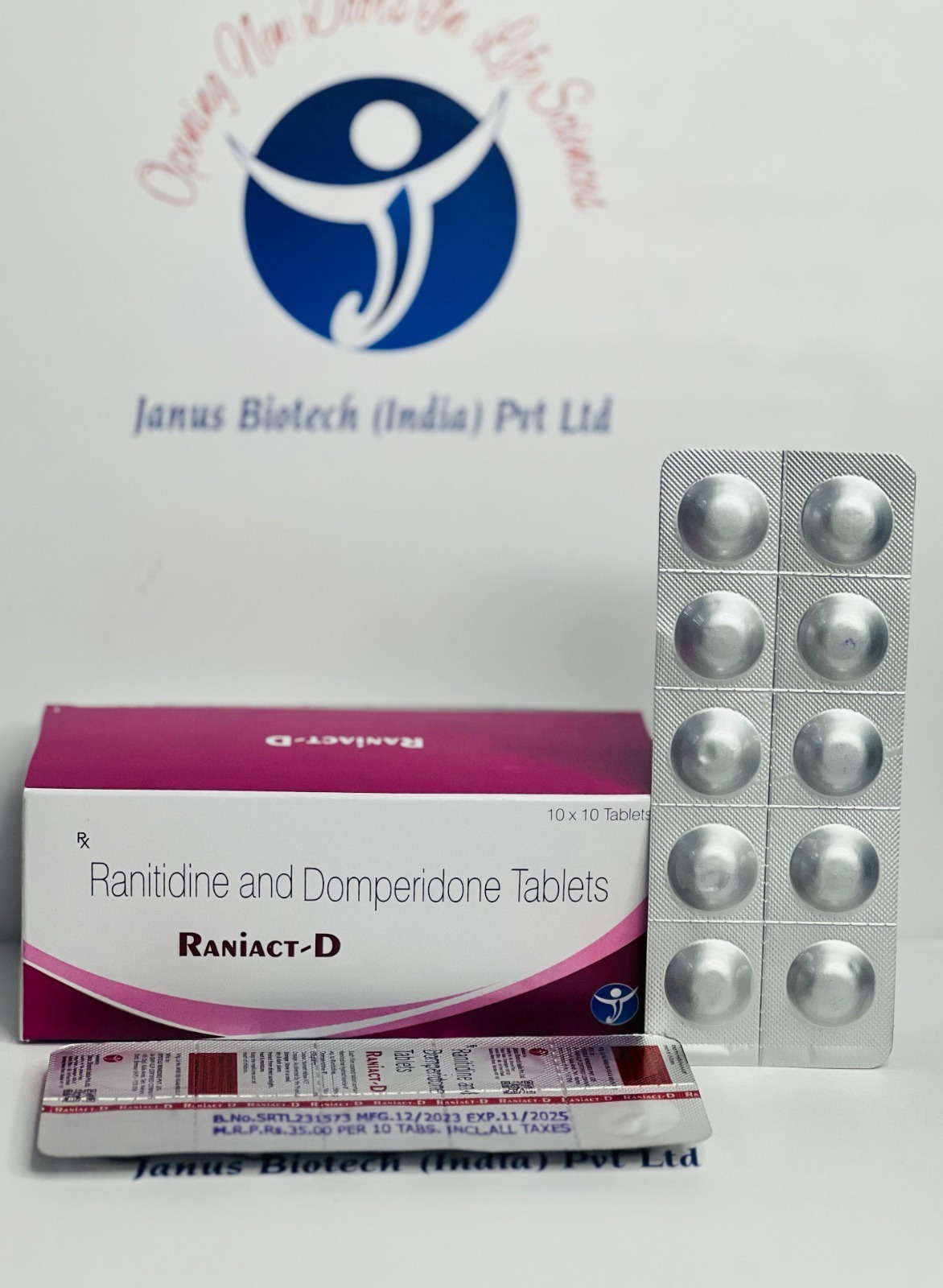 /Ranitidine 150 mg + Domperidone 10mg