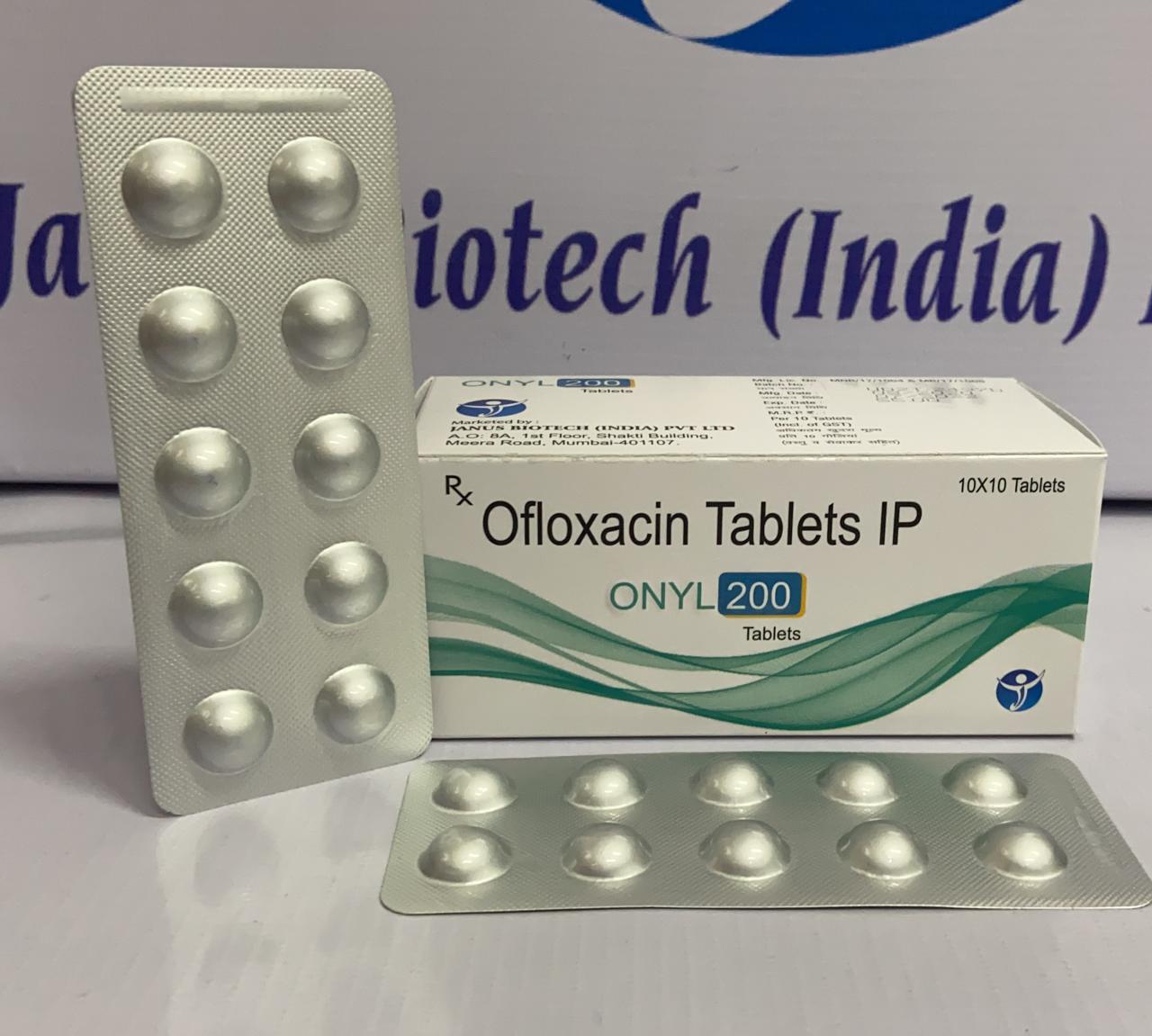 /Ofloxacin 200mg + Ornidazole 500mg