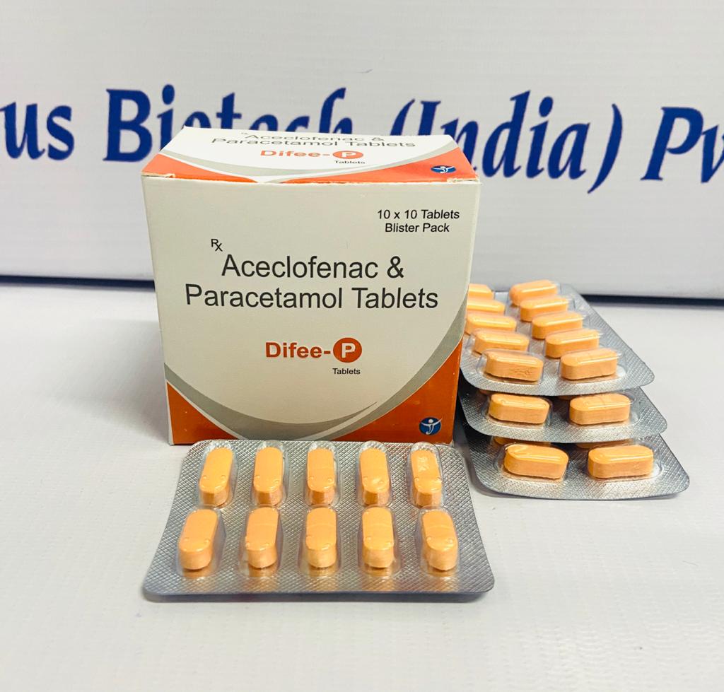 /Aceclofenac + Paracetamol