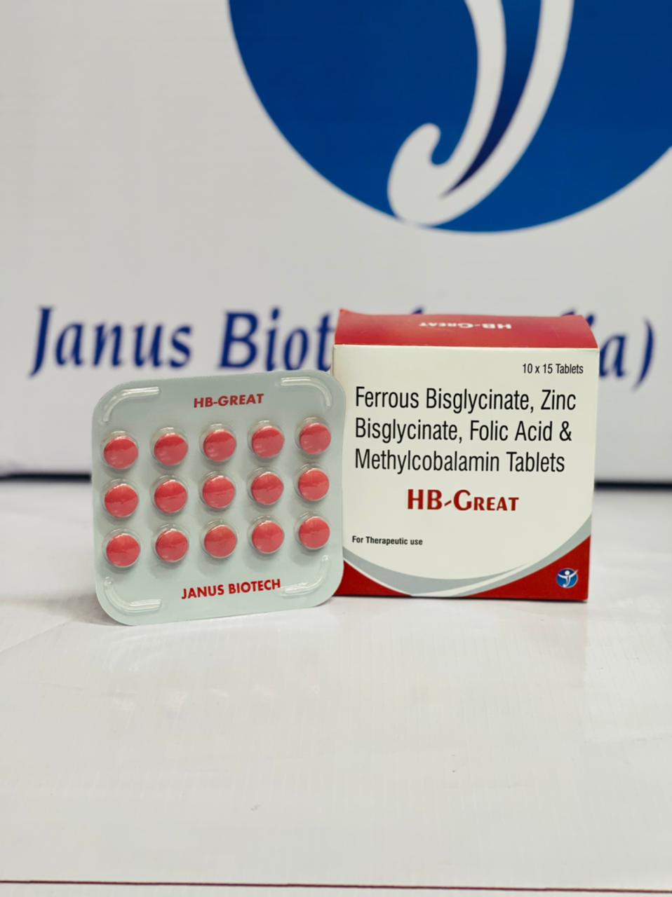 /Ferrous Bisglycinate 60mg + Zinc Bisglycinate 15mg + Folic Acid 1mg + Methylcobalamin 500mcg