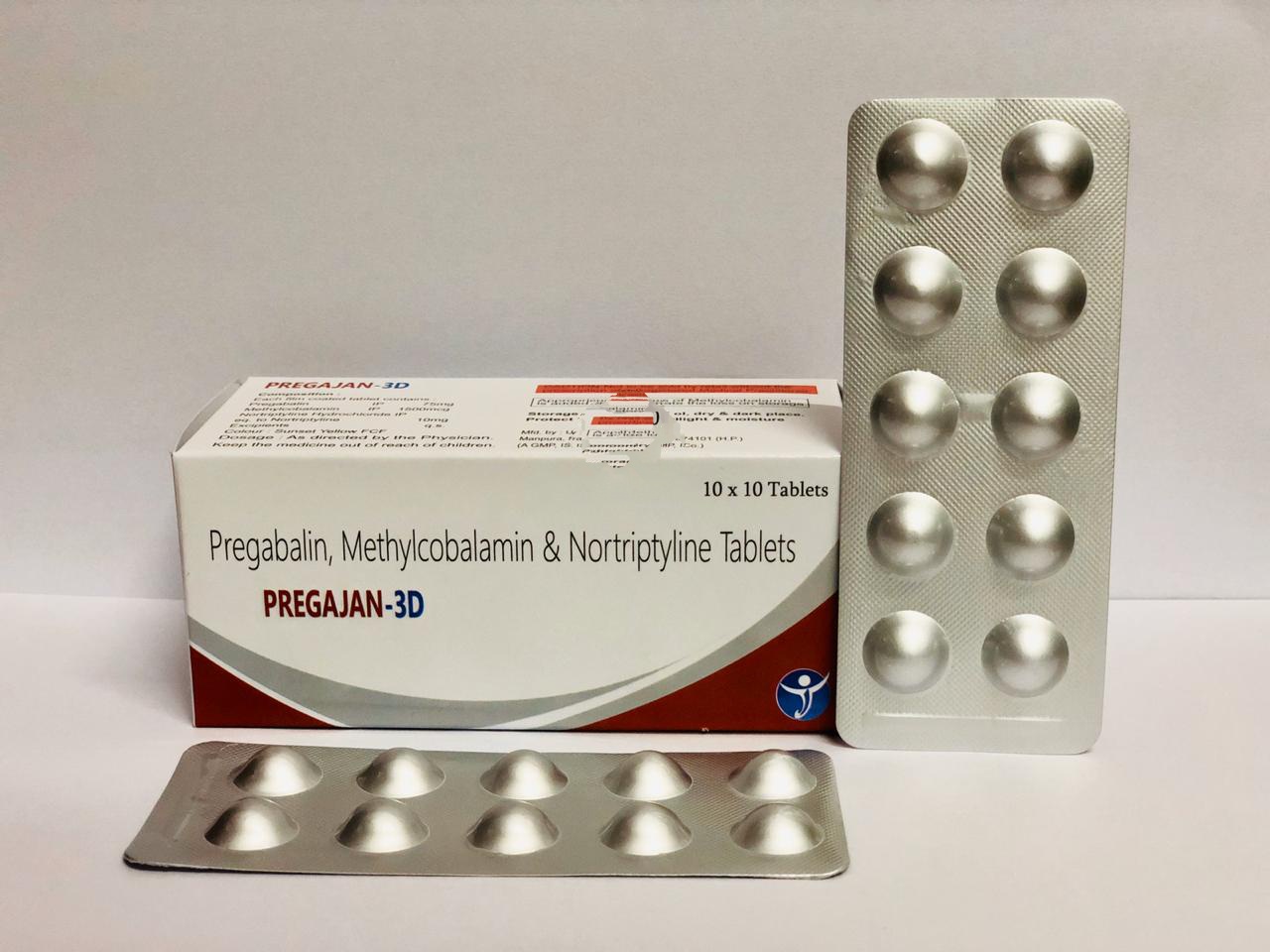 /PREGABALIN 75MG + NORTRIPTYLINE 10MG + METHYLCOBALAMIN 1500MCG