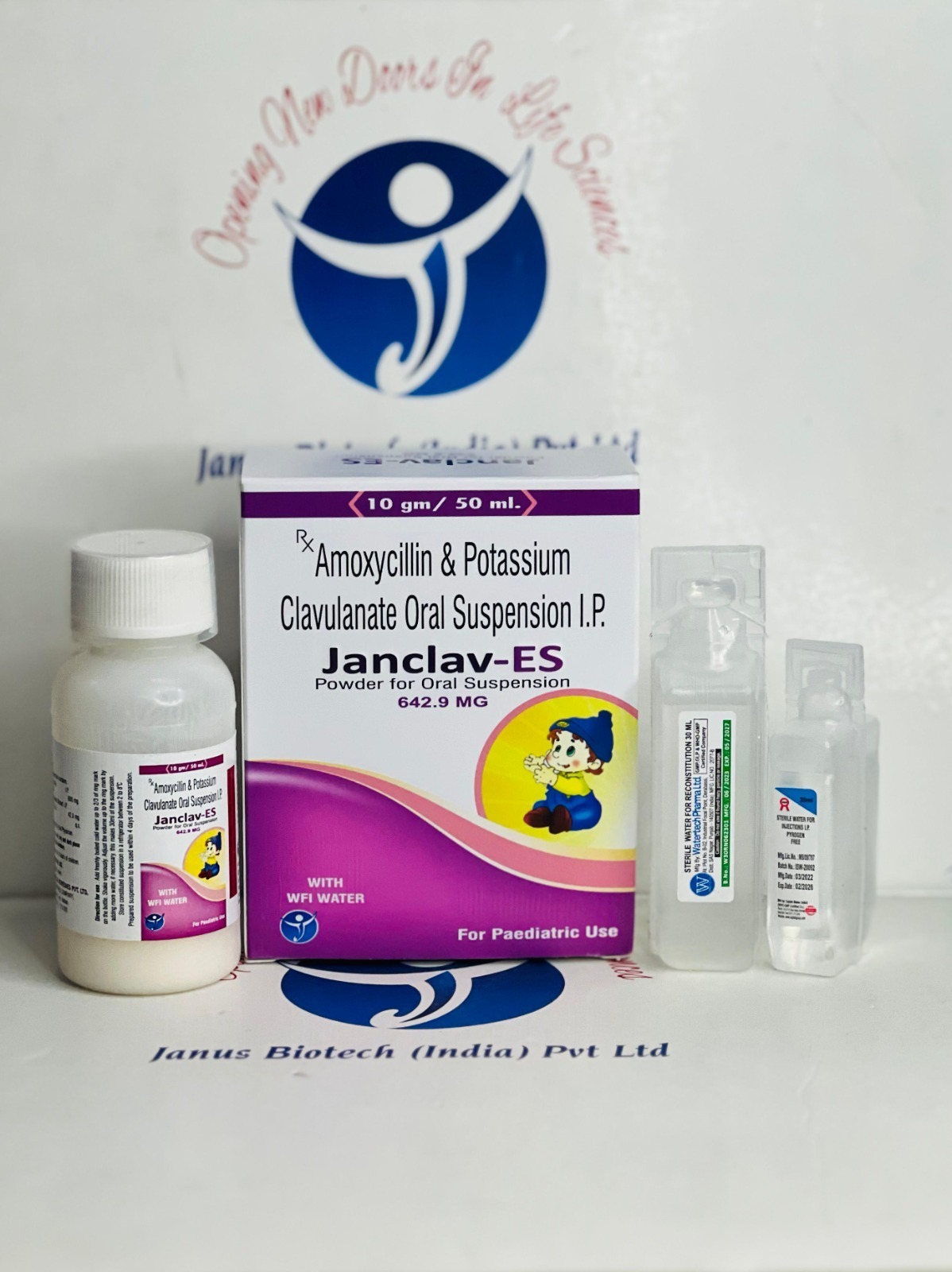 /AMOXICILLIN 600 MG + Clavulanic Acid 42.90 MG with Distilled Water