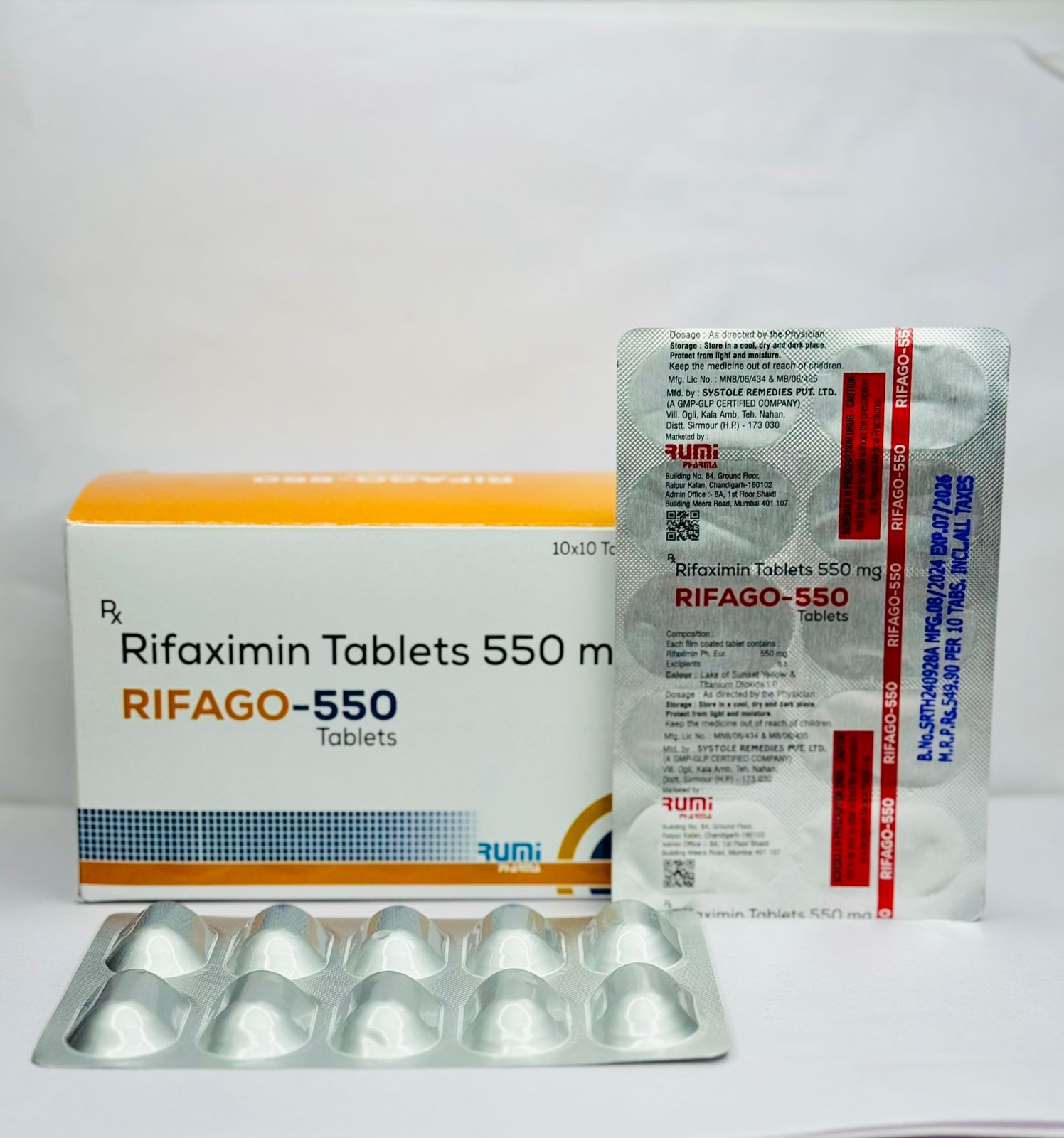 /Rifaximin Tablet 550