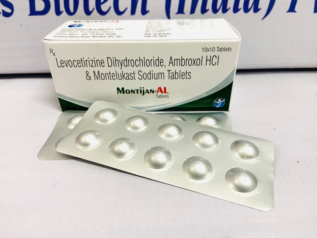 /Levocetrizine 2.5mg + Ambroxol 10mg + Montelukast 4mg