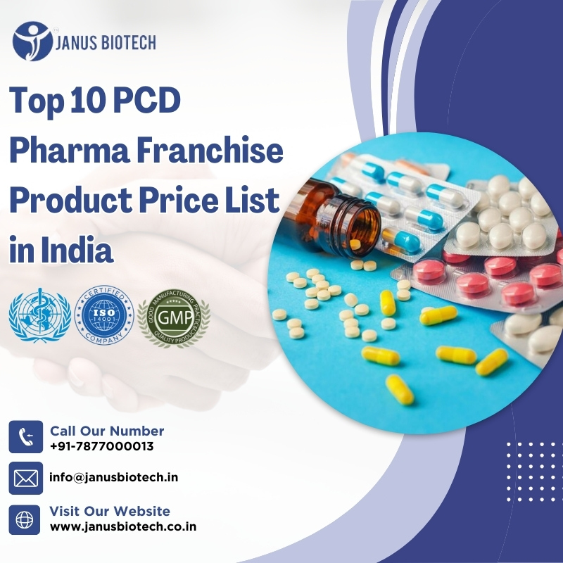 janus Biotech | top 10 pcd pharma franchise product price list in india