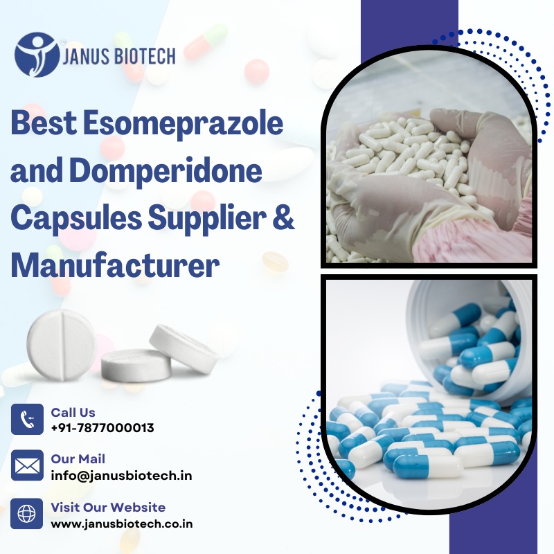 janus Biotech | best esomeprazole and domperidone capsules supplier and manufacturer